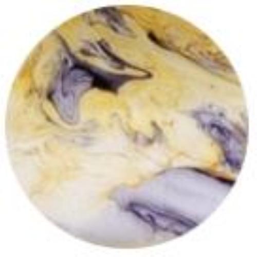 Uranium Handmade Lamp in painted glass h. 45 cm.