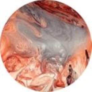 Hidra Handmade Lamp in painted glass h. 32 cm.