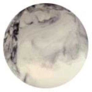 Stardust Handmade Lamp in painted glass h. 45 cm.