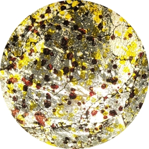 Sunfield Glow Handmade Lamp in mosaic glass h. 17 cm.