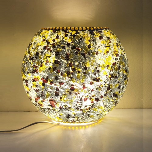 Sunfield Glow Handmade Lamp in mosaic glass h. 17 cm.