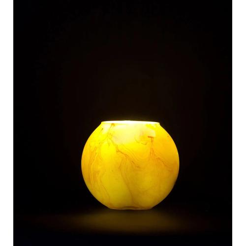 Venus Handmade Lamp in painted glass h. 17 cm.