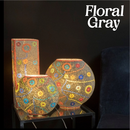 family 98 - Floral Gray