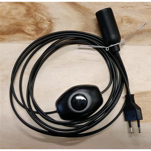 Electric cable 300 cm. with foot switch for Salt Lamp